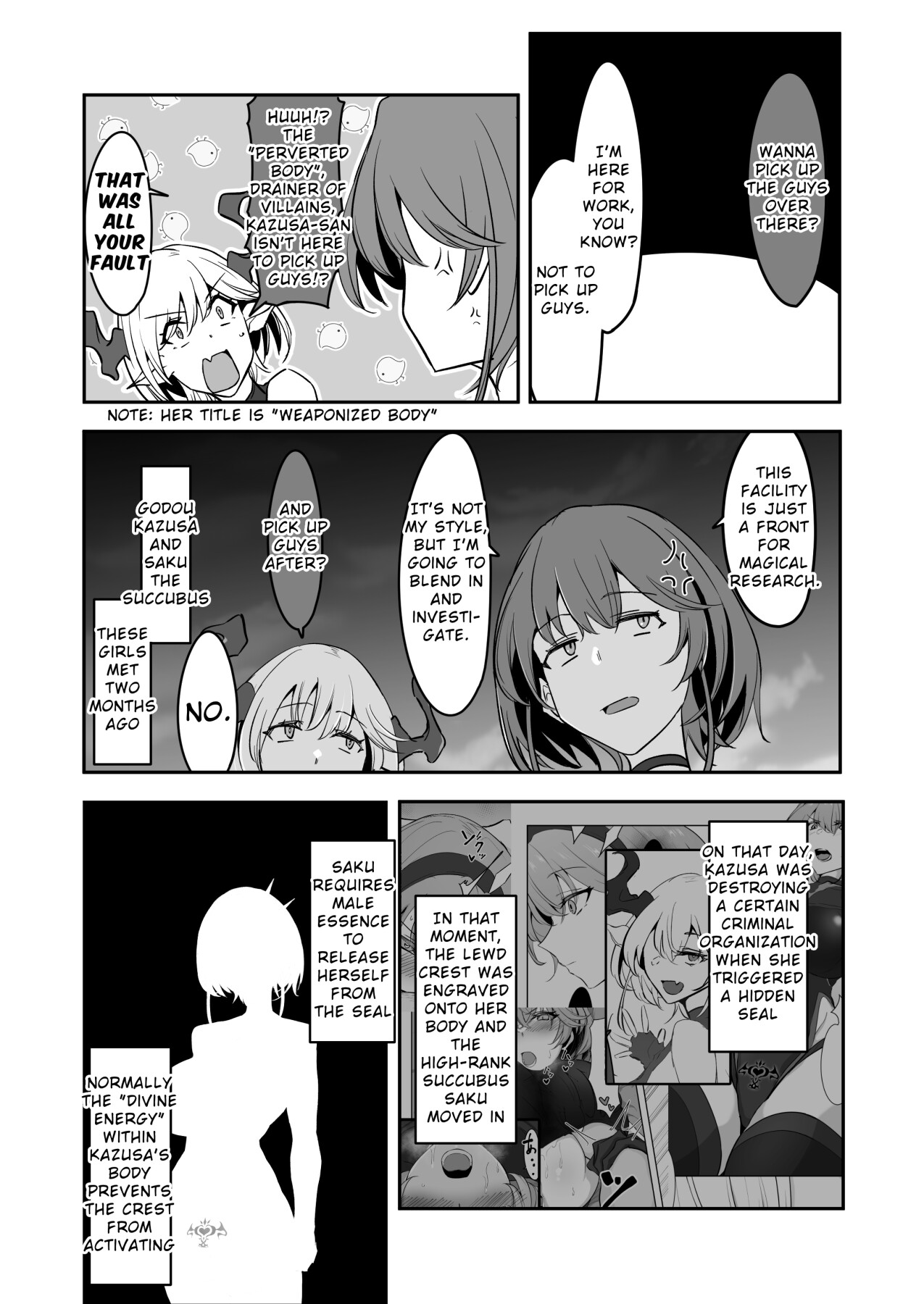 Hentai Manga Comic-Godou Kazusa, Engraved with a Lewd Crest 2-Read-3